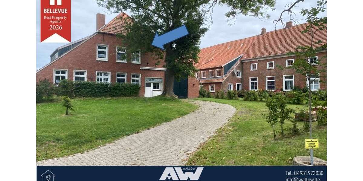 Etagenwohnung Norden - 3 Zimmer, 55 m&sup2;, 450&euro; | Angebot:27191571